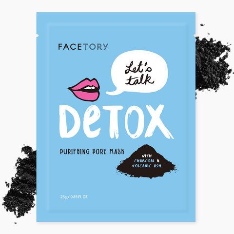 FaceTory | Let's Talk Detox Charcoal Sheet Mask