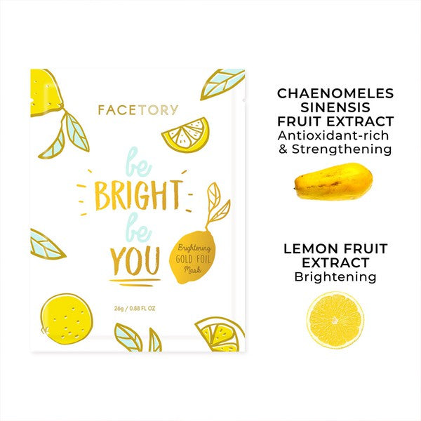 FaceTory | Be Bright be You Gold Foil Sheet Mask