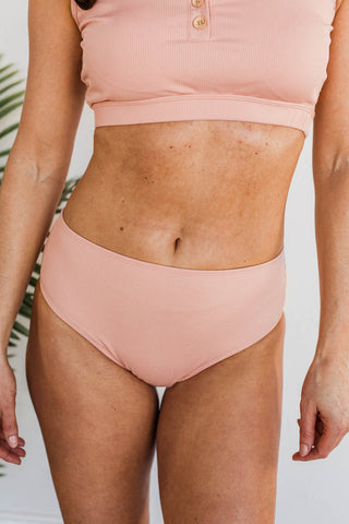 Sandy Shores Swim Bottoms - Blush