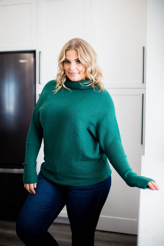 Kalli Ottoman Sweater - Hunter Green