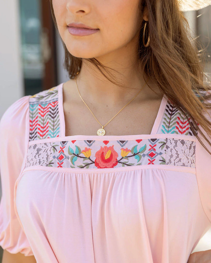 Grace & Lace | Island Embroidered Top