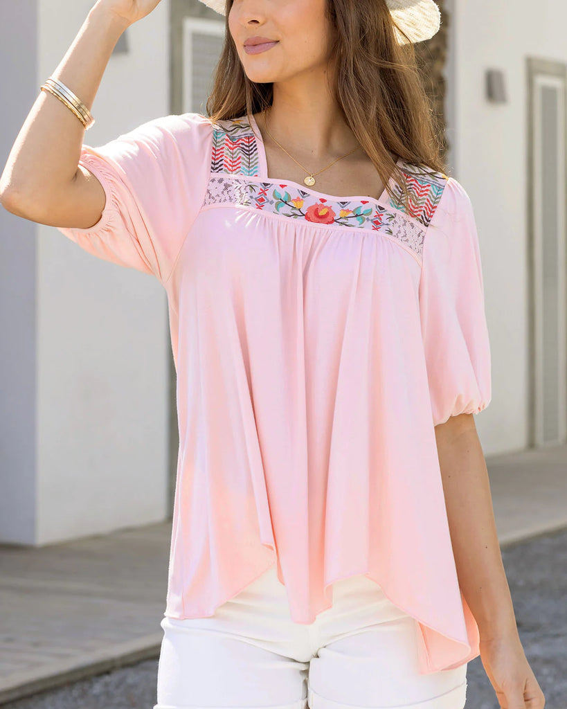 Grace & Lace | Island Embroidered Top