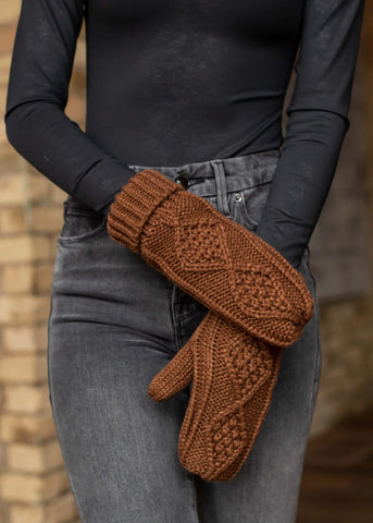 Misty Mittens - Brown