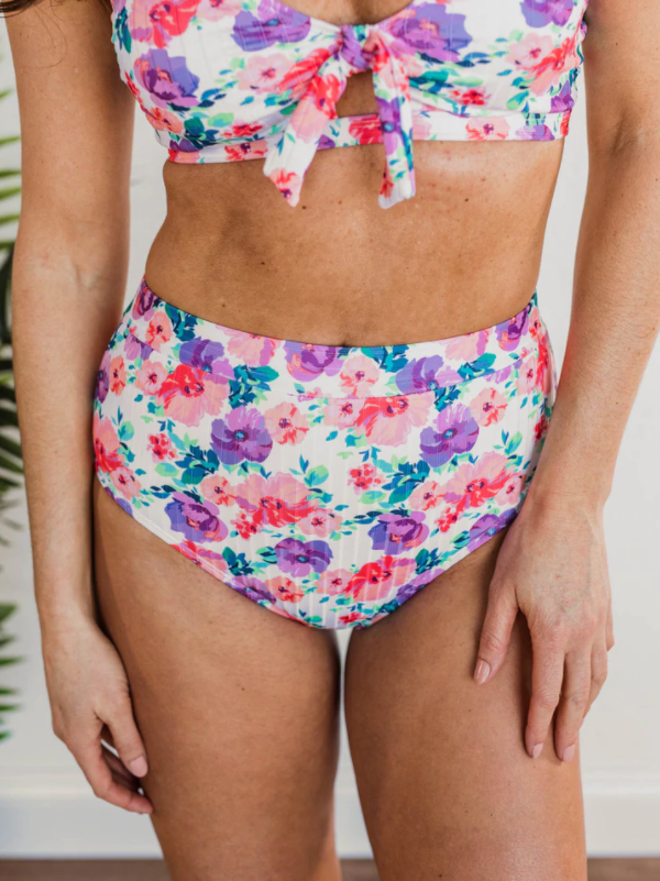 Making Waves High Rise Swim Bottoms